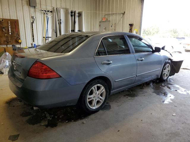 1HGCM56367A058605 - 2007 HONDA ACCORD SE BLUE photo 3