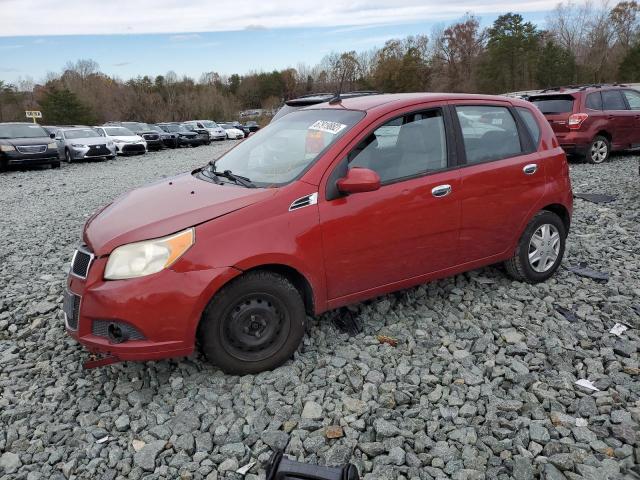 KL1TD6DEXAB115728 - 2010 CHEVROLET AVEO LS RED photo 1