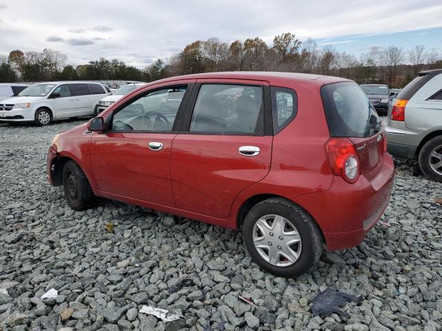 KL1TD6DEXAB115728 - 2010 CHEVROLET AVEO LS 红色 照片 2