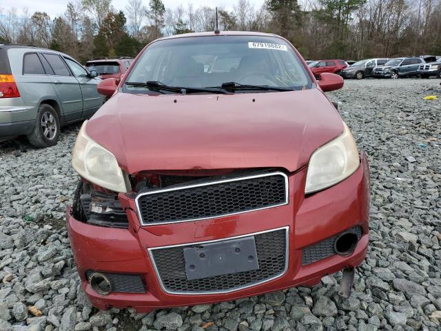 KL1TD6DEXAB115728 - 2010 CHEVROLET AVEO LS 红色 照片 5