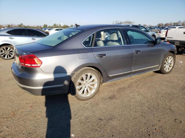 1VWCH7A38CC015966 - 2012 VOLKSWAGEN PASSAT SEL GRAY photo 3