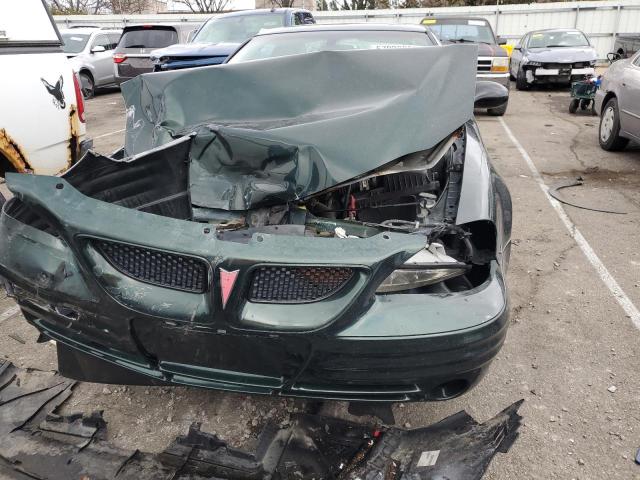 1G2NF12E82C205929 - 2002 PONTIAC GRAND AM S GREEN photo 11