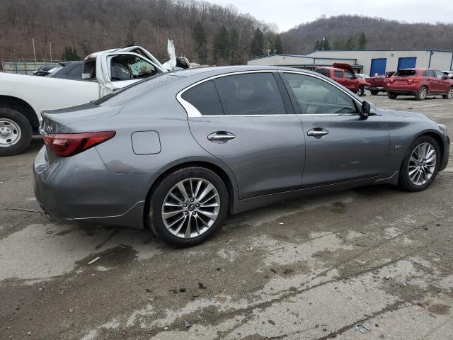 JN1EV7ARXJM433870 - 2018 INFINITI Q50 LUXE SILVER photo 3