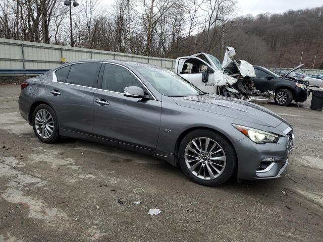 JN1EV7ARXJM433870 - 2018 INFINITI Q50 LUXE SILVER photo 4