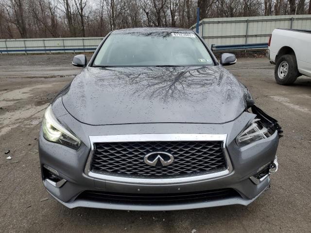 JN1EV7ARXJM433870 - 2018 INFINITI Q50 LUXE SILVER photo 5