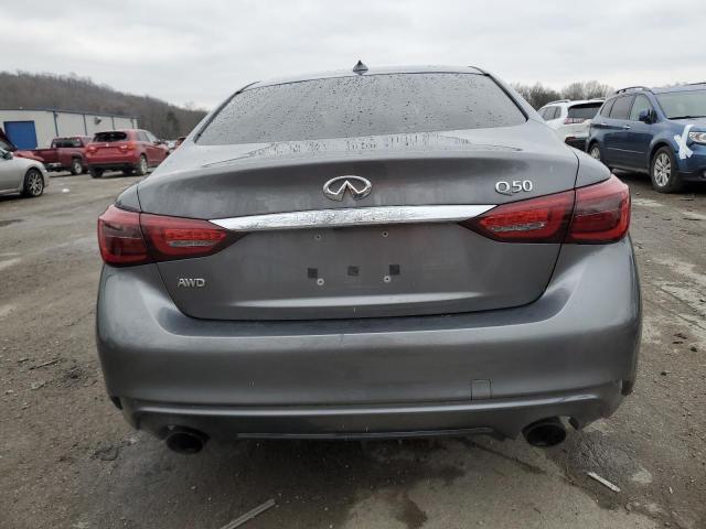 JN1EV7ARXJM433870 - 2018 INFINITI Q50 LUXE SILVER photo 6