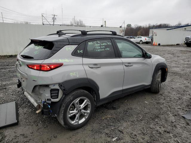 KM8K6CAB1NU****** - 2022 HYUNDAI KONA GRAY photo 3