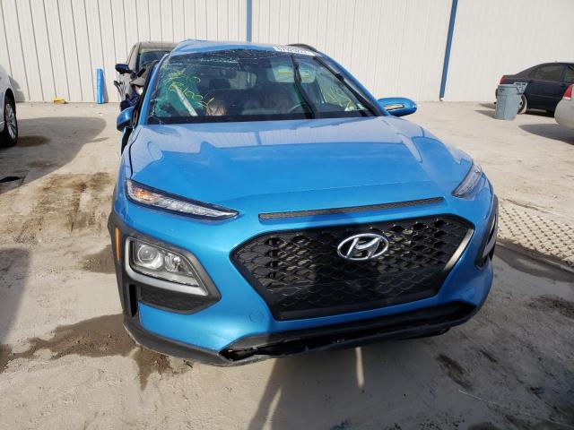 KM8K22AA3MU634712 - 2021 HYUNDAI KONA SEL BLUE photo 5