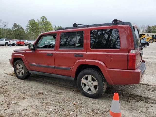 1J8HG48K96C273076 - 2006 JEEP COMMANDER BURGUNDY photo 2