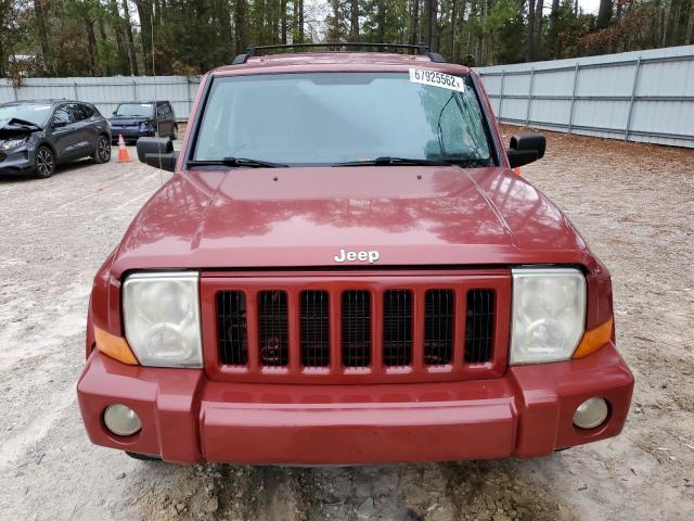 1J8HG48K96C273076 - 2006 JEEP COMMANDER BURGUNDY photo 5