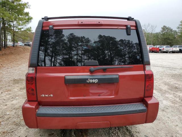 1J8HG48K96C273076 - 2006 JEEP COMMANDER 勃艮第红 照片 6