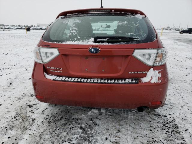 JF1GH6A63BH822735 - 2011 SUBARU IMPREZA 2. ORANGE photo 6