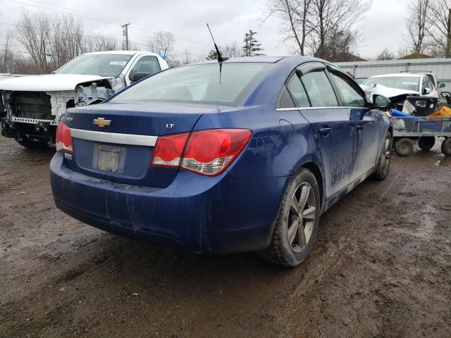 1G1PG5SC7C7291390 - 2012 CHEVROLET CRUISE LT BLUE photo 3