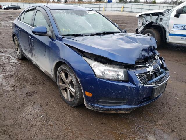 1G1PG5SC7C7291390 - 2012 CHEVROLET CRUISE LT BLUE photo 4