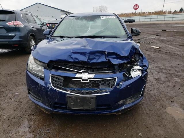 1G1PG5SC7C7291390 - 2012 CHEVROLET CRUISE LT BLUE photo 5