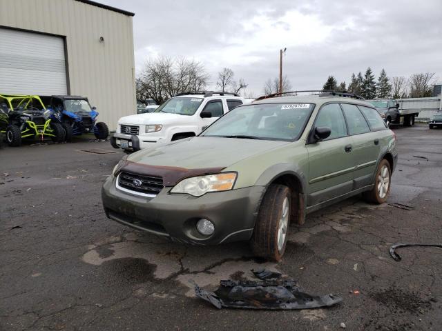 4S4BP61C767307435 - 2006 SUBARU LEGACY OUT GREEN photo 2