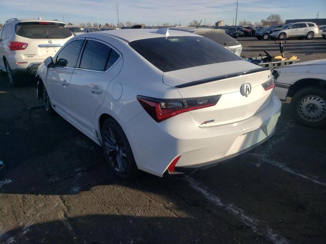 19UDE2F80LA002147 - 2020 ACURA ILX WHITE photo 3