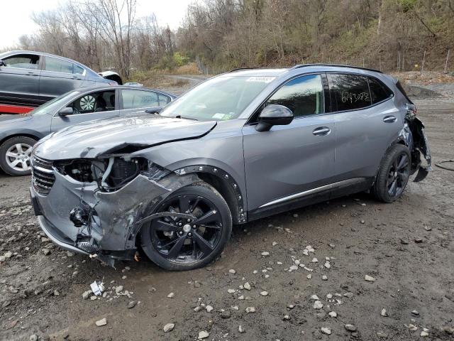 LRBFZPR49MD085433 - 2021 BUICK ENVISION E GRAY photo 1