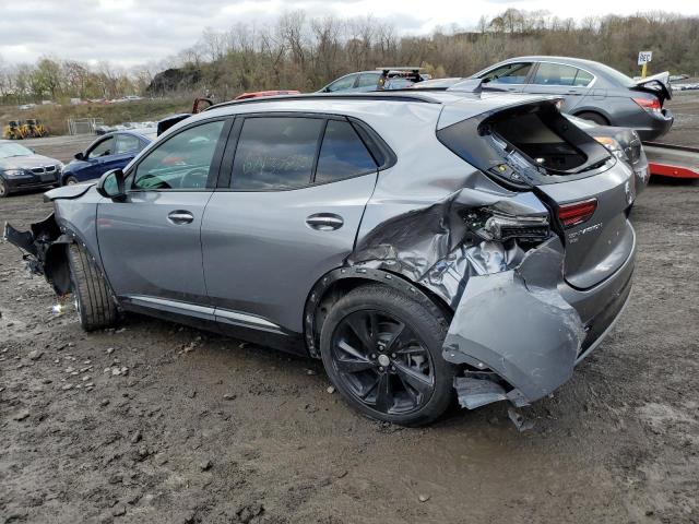 LRBFZPR49MD085433 - 2021 BUICK ENVISION E GRAY photo 2