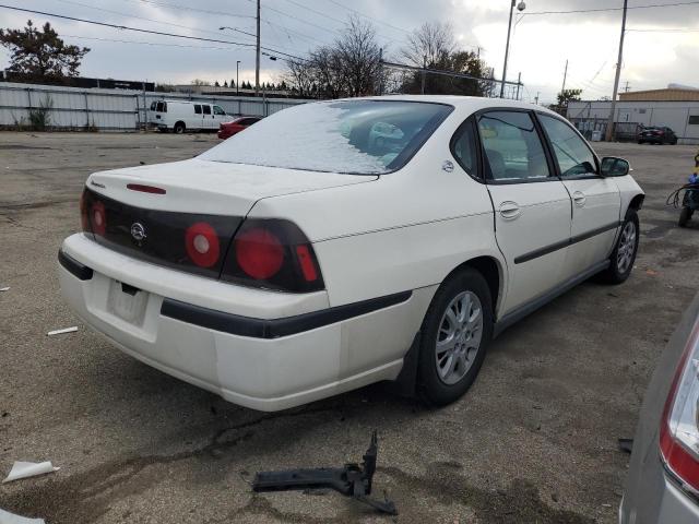 2G1WF52E059246874 - 2005 CHEVROLET IMPALA WHITE photo 3