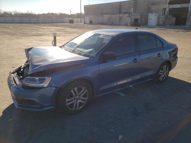 3VW2K7AJ4FM237127 - 2015 VOLKSWAGEN JETTA BASE 蓝色 照片 1