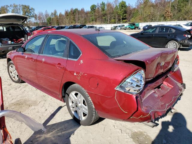 2G1WB5E34E1184061 - 2014 CHEVROLET IMPALA LIM RED photo 2