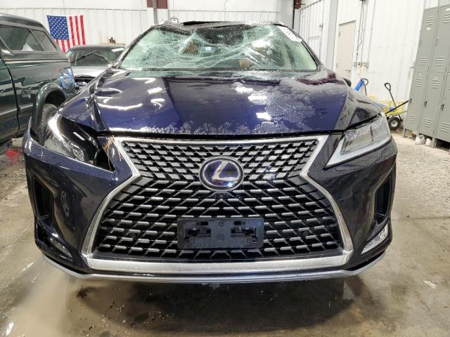 2T2JGMDA4MC062048 - 2021 LEXUS RX 450H BLUE photo 5