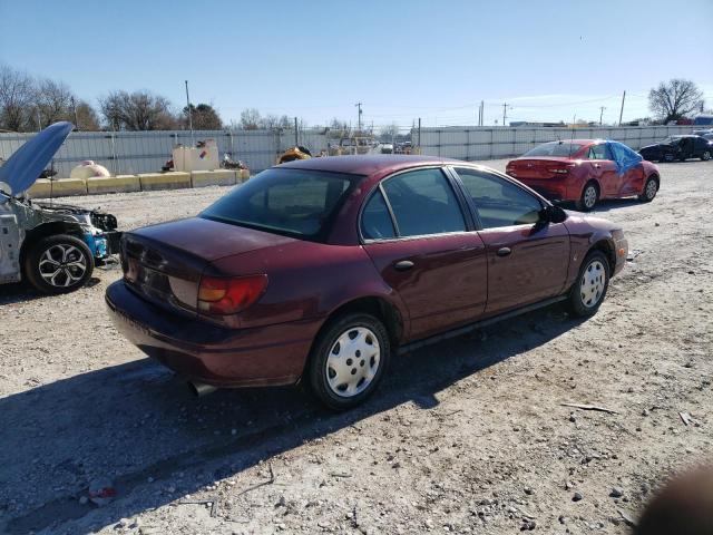 1G8ZG54831Z312949 - 2001 SATURN SL1 BURGUNDY photo 3