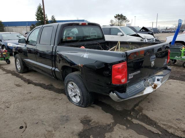 1D7HW48N95S316510 - 2005 DODGE DAKOTA QUA BLACK photo 2