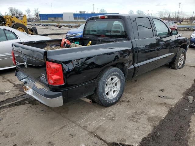 1D7HW48N95S316510 - 2005 DODGE DAKOTA QUA BLACK photo 3