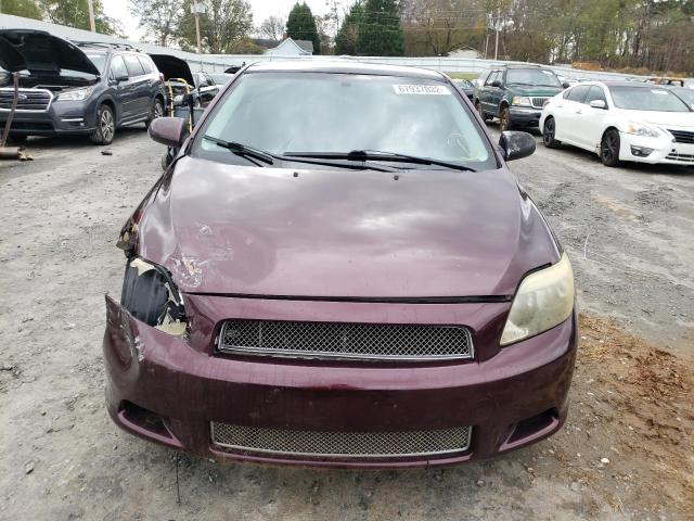 JTKDE177660100651 - 2006 TOYOTA SCION TC BURGUNDY photo 5