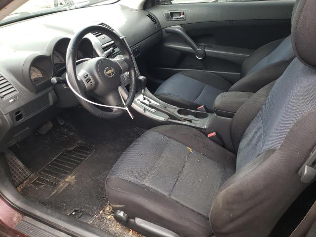 JTKDE177660100651 - 2006 TOYOTA SCION TC BURGUNDY photo 7