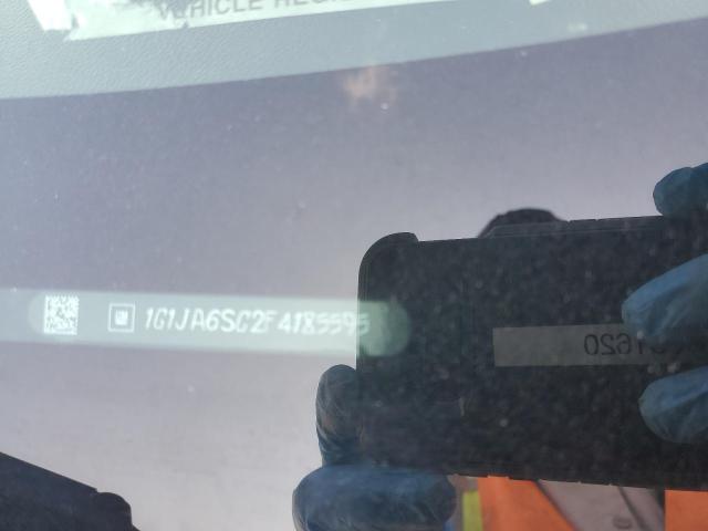 1G1JA6SG2F4185595 - 2015 CHEVROLET SONIC LS WHITE photo 12