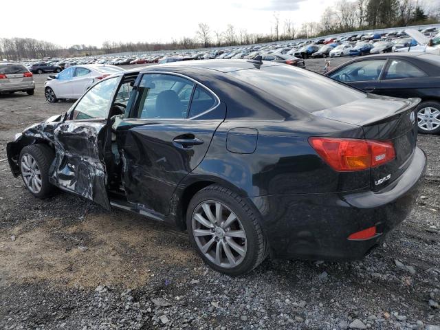 JTHCK262385026147 - 2008 LEXUS IS 250 AWD BLACK photo 2