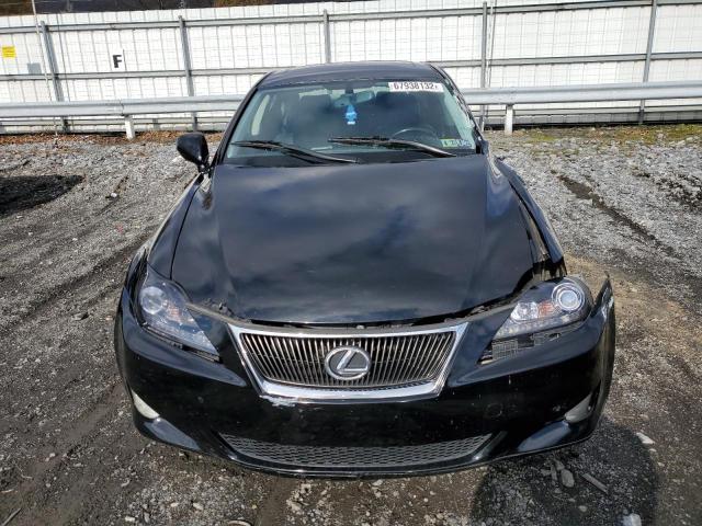 JTHCK262385026147 - 2008 LEXUS IS 250 AWD BLACK photo 5