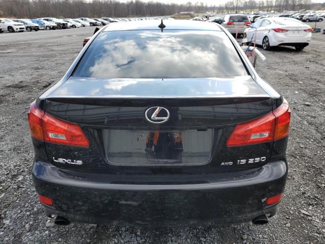 JTHCK262385026147 - 2008 LEXUS IS 250 AWD BLACK photo 6