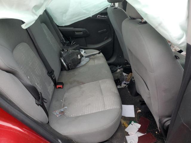 1G1JA5SH6C4148595 - 2012 CHEVROLET SONIC LS RED photo 10