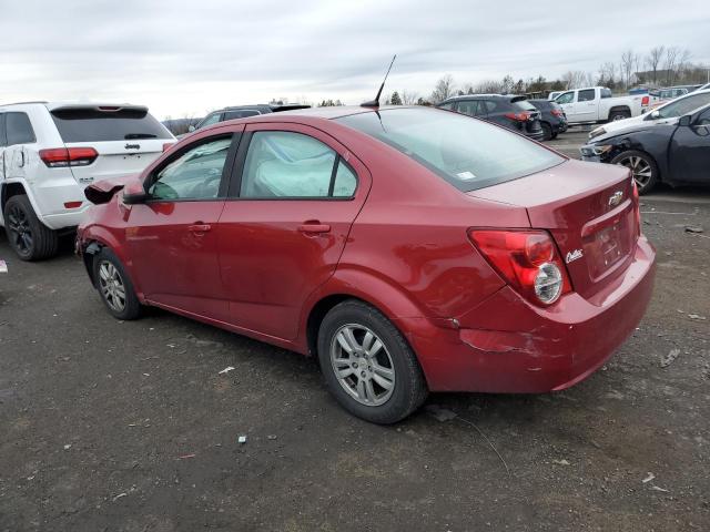 1G1JA5SH6C4148595 - 2012 CHEVROLET SONIC LS RED photo 2