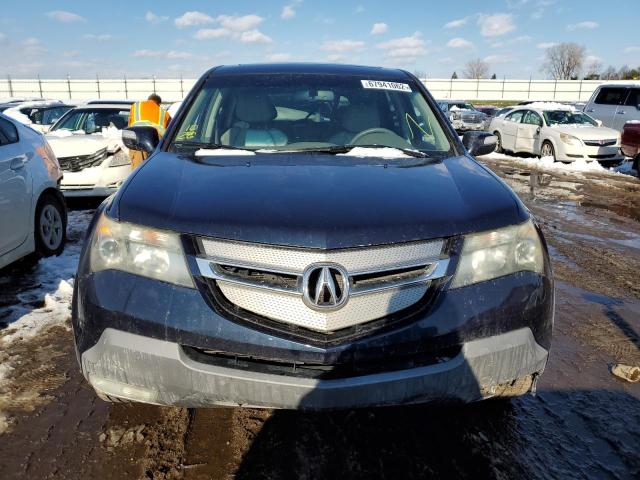 2HNYD28249H510184 - 2009 ACURA MDX BLUE photo 5