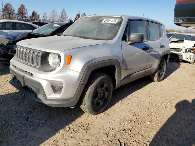 ZACNJBAB6KPK55776 - 2019 JEEP RENEGADE S Gümüş foto 1
