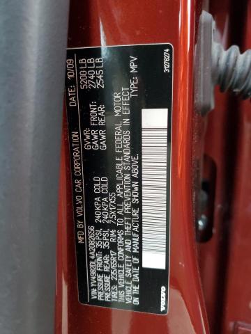 YV4982DL4A2082656 - 2010 VOLVO XC60 3.2 RED photo 14