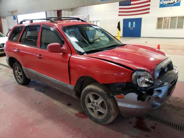 KM8SC73E34U****** - 2004 HYUNDAI SANTA FE G RED photo 4