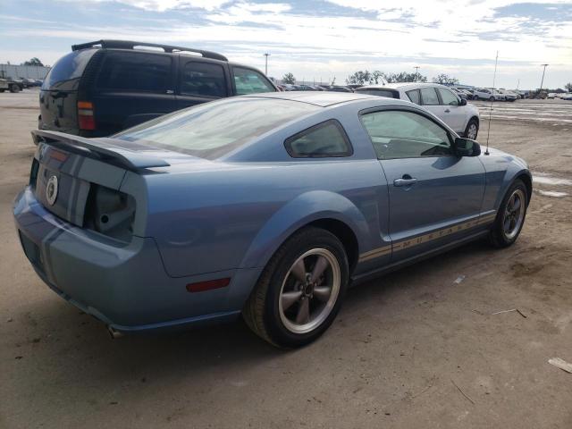1ZVFT80N055162875 - 2005 FORD MUSTANG TEAL photo 3