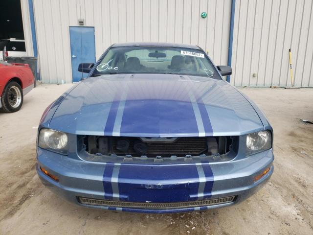 1ZVFT80N055162875 - 2005 FORD MUSTANG TEAL photo 5