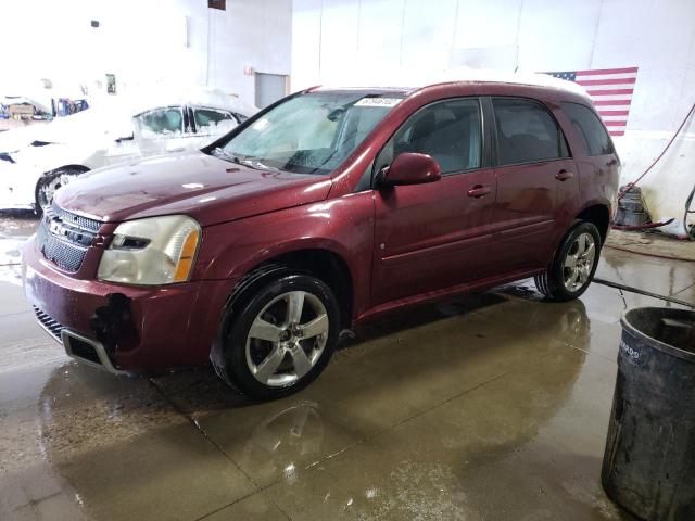 2CNDL937786346681 - 2008 CHEVROLET EQUINOX SP RED photo 1