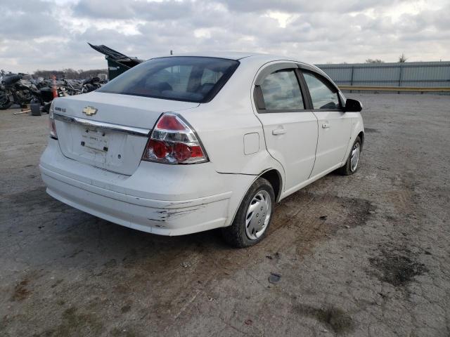 KL1TD56667B085989 - 2007 CHEVROLET AVEO BASE WHITE photo 4