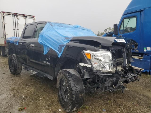 1N6AA1ED3MN508374 - 2021 NISSAN TITAN SV BLACK photo 4