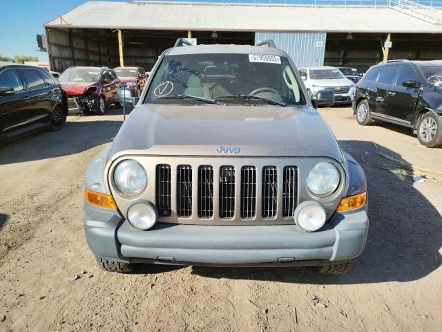 1J4GL38KX6W148413 - 2006 JEEP LIBERTY RE BEIGE photo 5