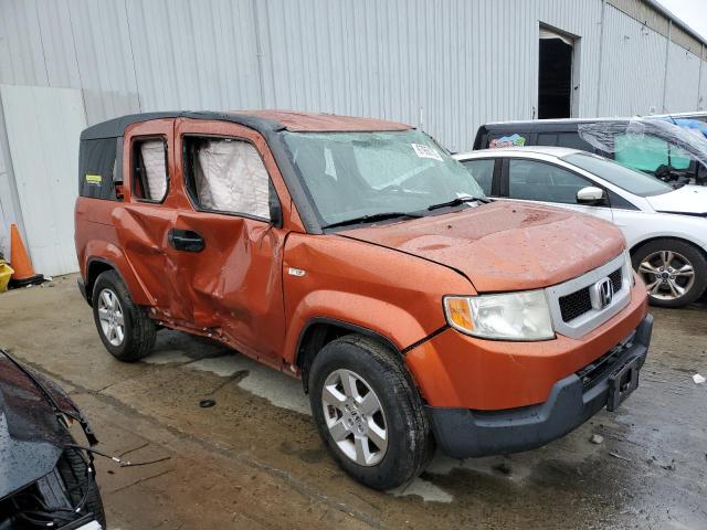 5J6YH2H73AL005275 - 2010 HONDA ELEMENT EX ORANGE photo 4