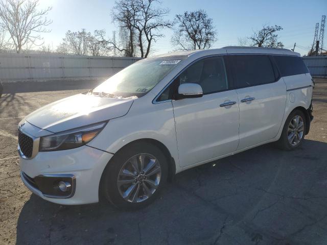 KNDME5C17F6030798 - 2015 KIA SEDONA SXL WHITE photo 1